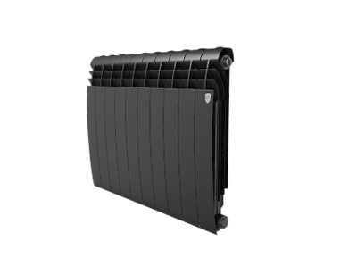 Алюминиевый радиатор Royal Thermo Biliner Alum Noir Sable, 12 секций